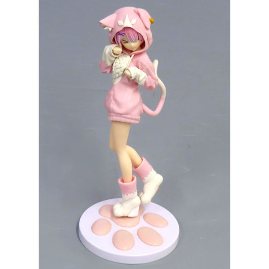 Ram Re:ZERO -Starting Life in Another World- Luminasta Fluffy Pack Sega UFO Catcher Online Exclusive Figure [USED]
