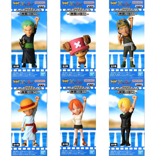 One Piece Roronoa Zoro & Others All 6 Types Set World Collectable Figure It's a Symbol of Our Bond. [USED]