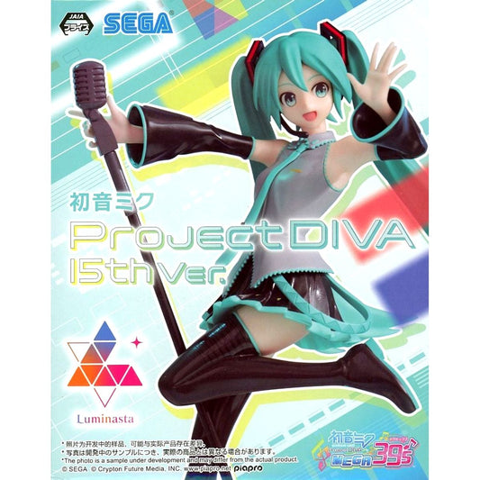 Hatsune Miku Project DIVA MEGA39's Luminasta Figure 15th Ver. [USED]