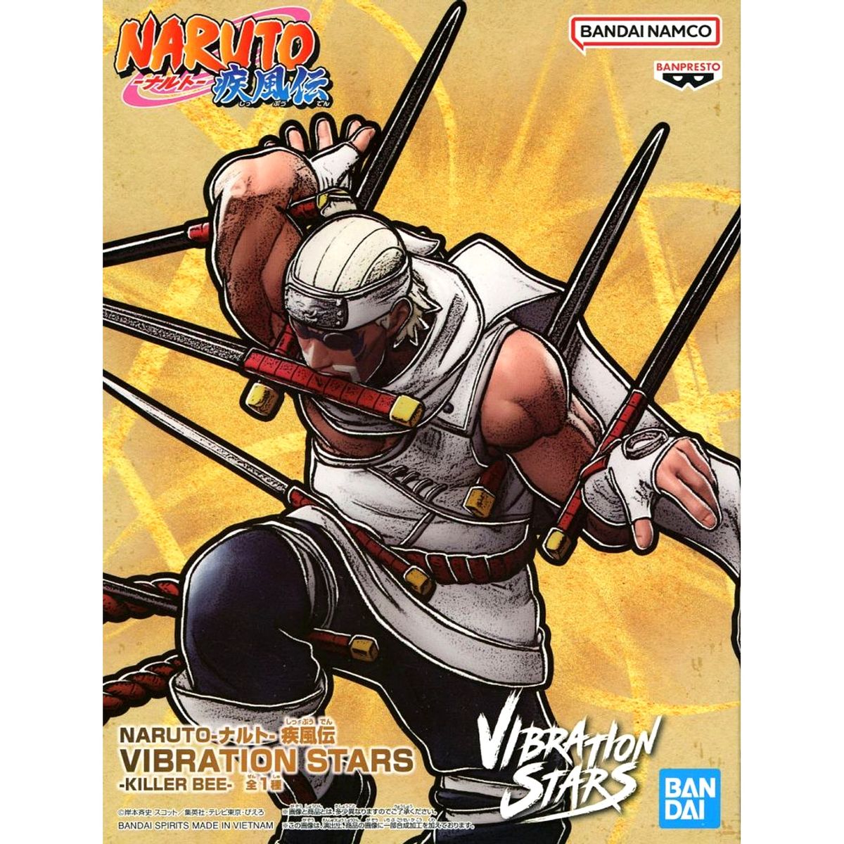 Killer Bee Naruto: Shippuden VIBRATION STARS Figure [USED]