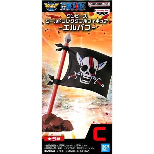 Red Hair Pirates' Flag One Piece World Collectable Figure Elbaf [USED]