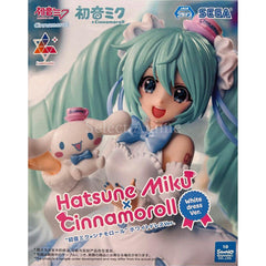 Hatsune Miku Cinnamoroll White Dress Ver. VOCALOID Luminasta Figure [USED]