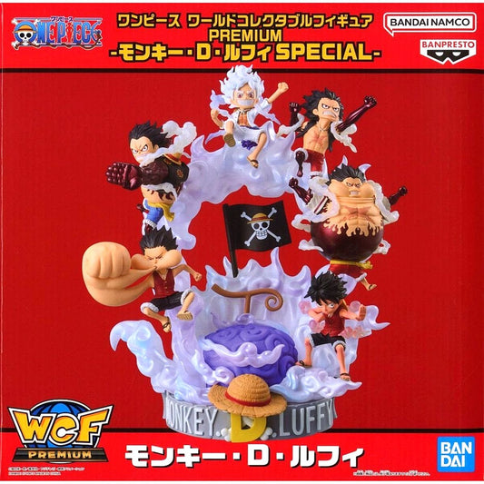 Set of 6 Monkey D. Luffy One Piece World Collectible Figure Premium Special [USED]