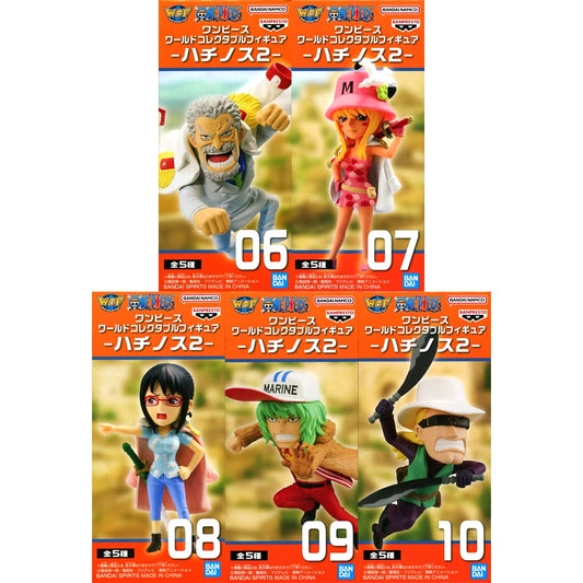 One Piece World Collectable Figure Hachinosu 2 Set of 5 [USED]