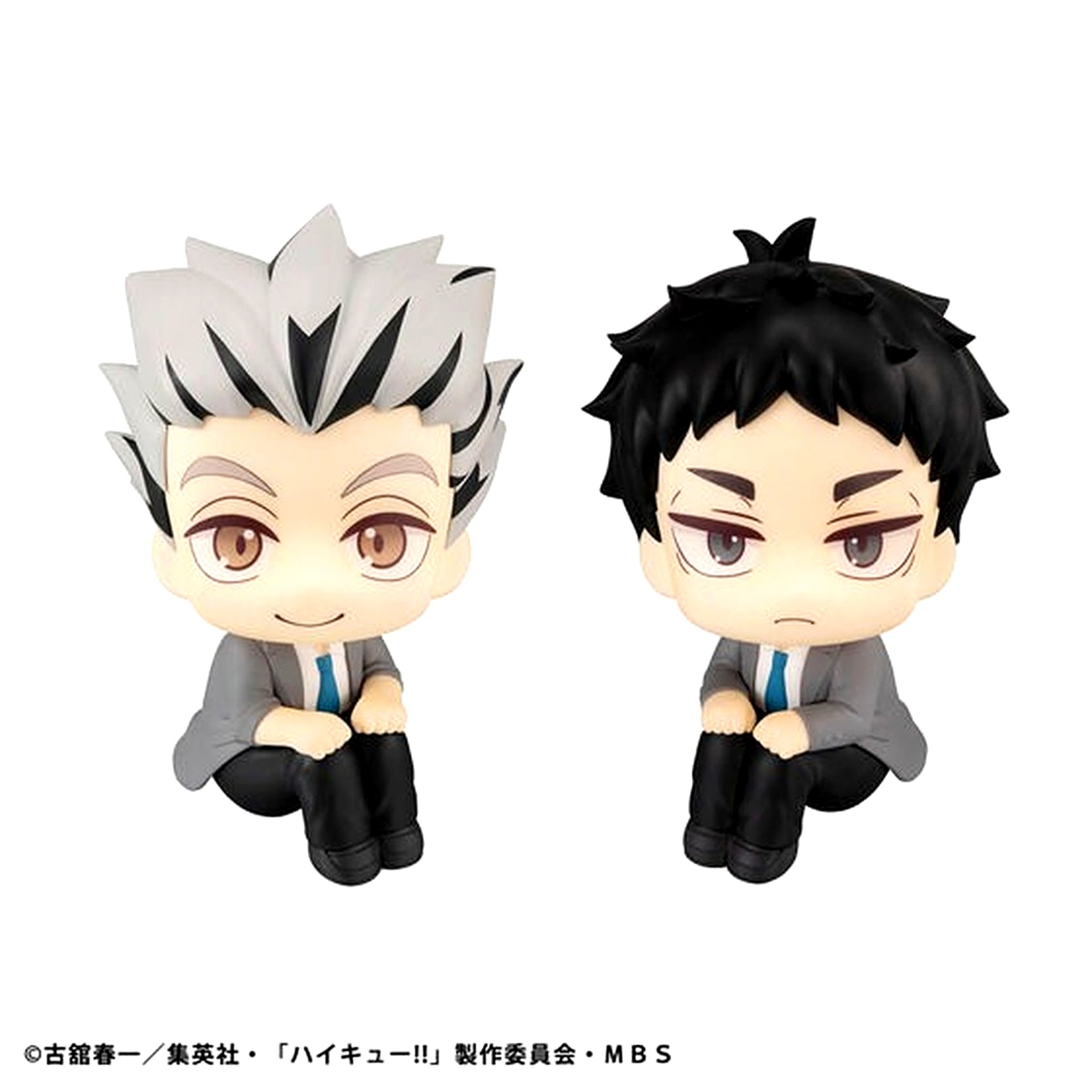 Kotaro Bokuto & Keiji Akaashi Set Lookup Figure with Ltd Cushion Haikyu!! Premium Bandai Ltd [USED]