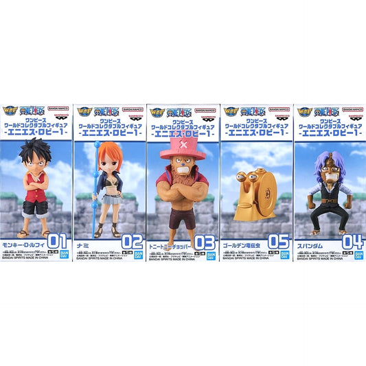 One Piece World Collectable Figure Enies Lobby 1 Set of 5 [USED]