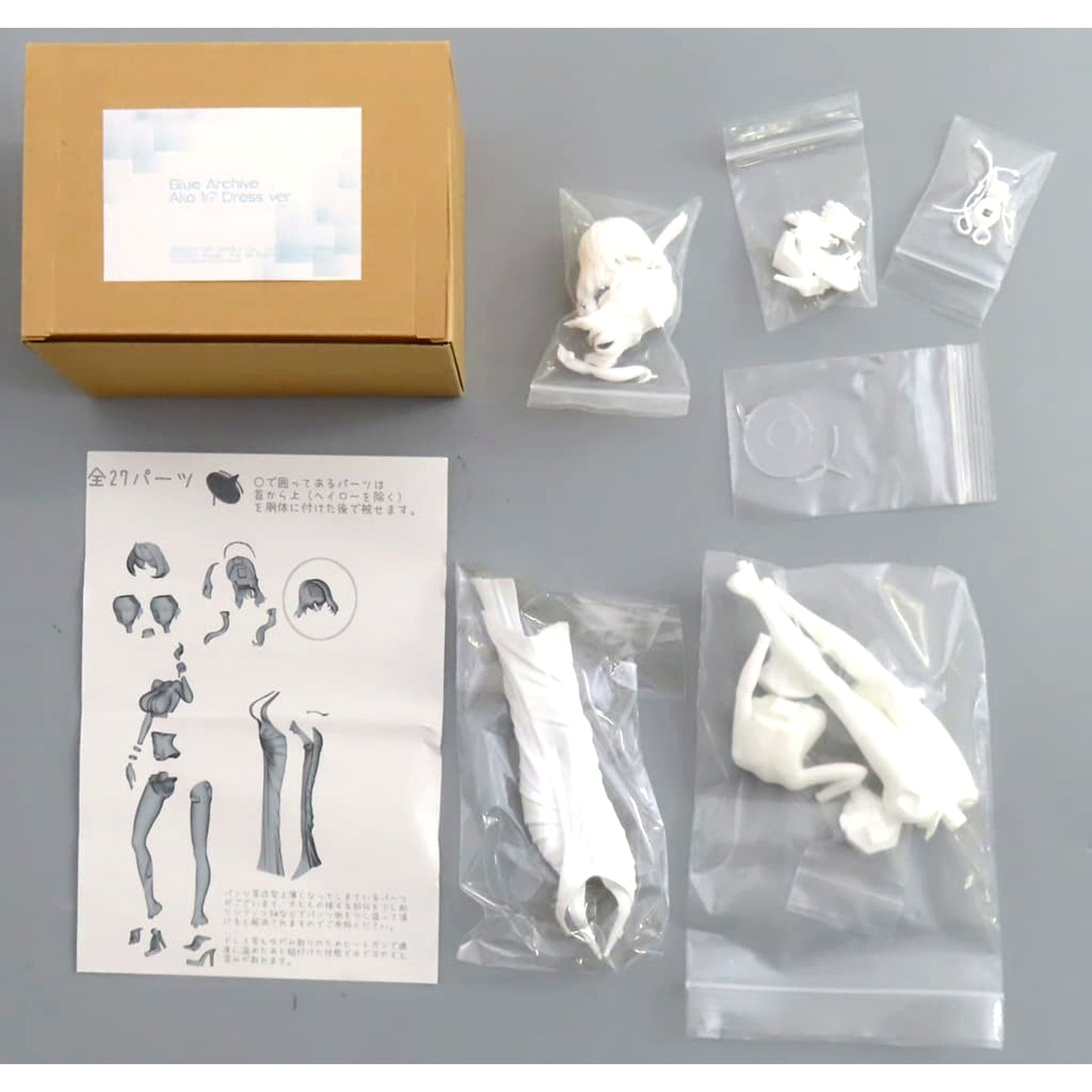 Ako Dress Ver. 1/7 Blue Archive Resin Cast Kit [USED]