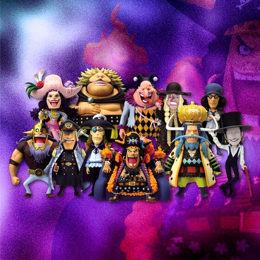 Set of 11 One Piece Blackbeard Pirates World Collectible Figure Premium Figure Premium Bandai Limited [USED]