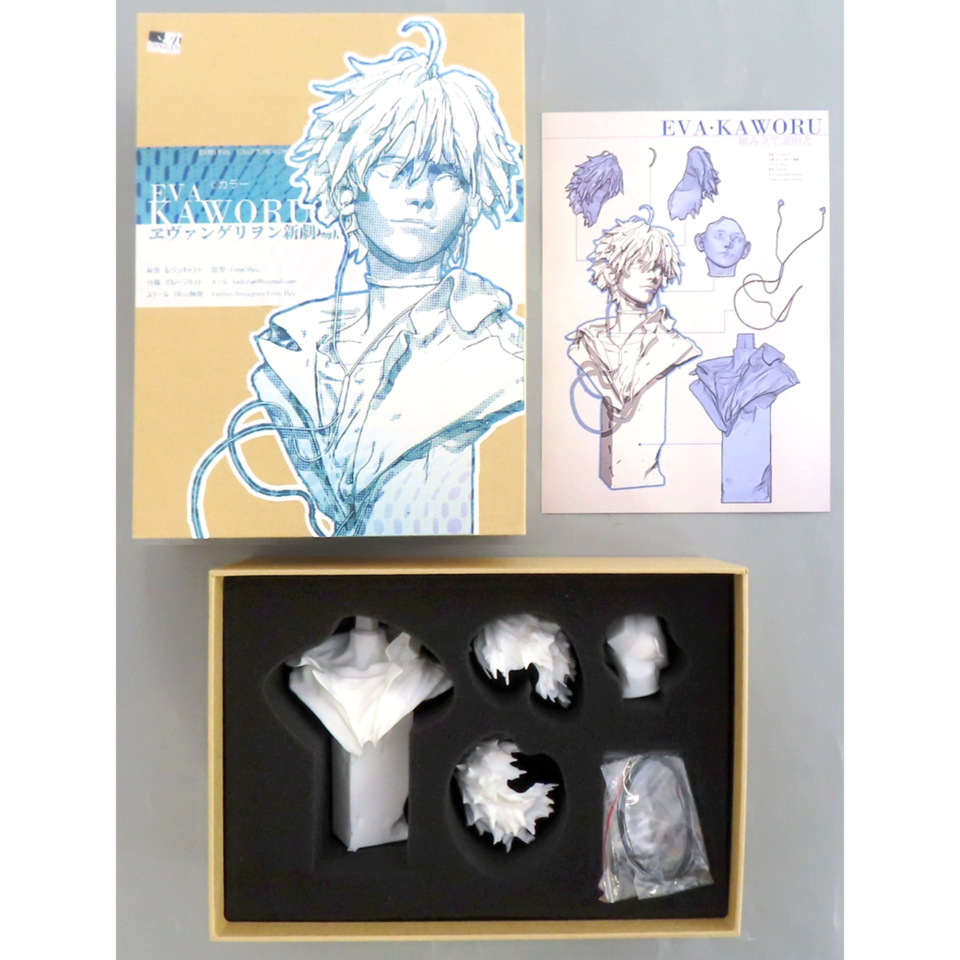 EVA KAWORU Evangelion New Theatrical Edition 19cm Bust Garage Kit Event & BOOTH Limited [USED]