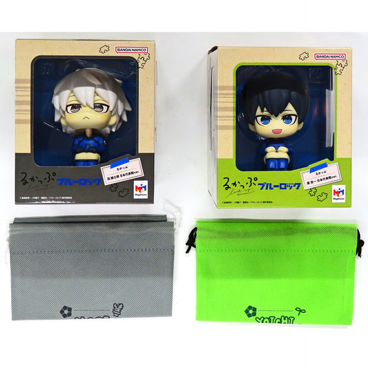 Yoichi Isagi and Seishiro Nagi Japan National Team Ver. Deluxe Set Lookup Figure Blue Lock Premium Bandai and Animate Limited [USED]