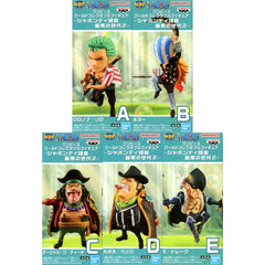 Set of 5 One Piece World Collectible Figure Sabaody Archipelago Worst Generation 2 [USED]