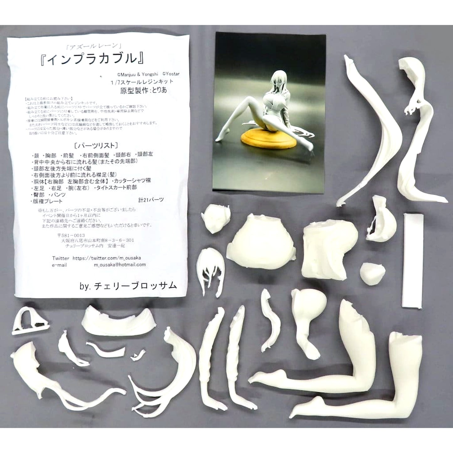 Implacable Azur Lane Resin Cast Kit 1/7 Scale Event and BOOTH Exclusive [USED]
