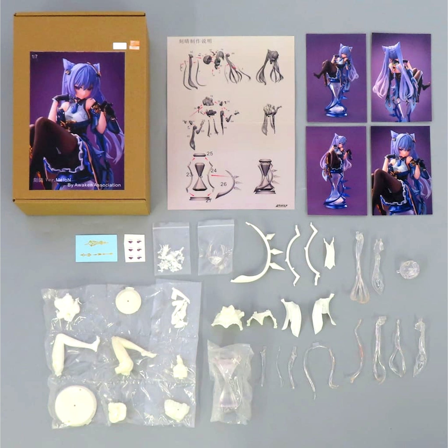 Keqing Ver. MeIoN Genshin Garage Kit Wonder Festival 2022 Winter Limited [USED]