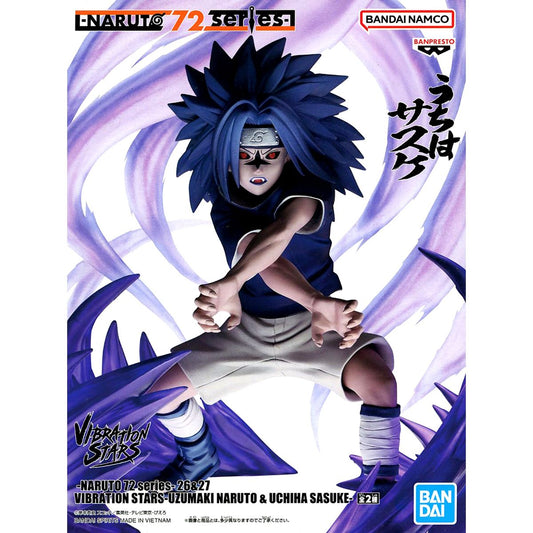 Sasuke Uchiha Naruto Uzumaki Naruto VIBRATION STARS Set of 2 Figure [USED]