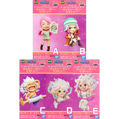 Set of 5 One Piece World Collectible Figure Jewelry Bonney History [USED]
