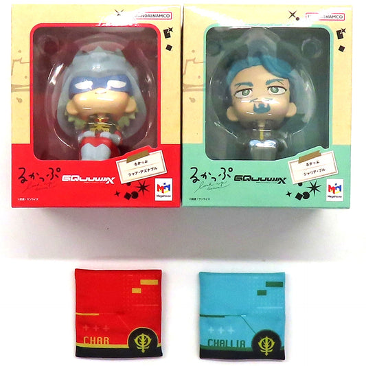 Chalia Bull & Char Aznable Set Mobile Suit Gundam GQuuuuuuX Lookup Figure with Limited Cushion Premium Bandai Limited [USED]