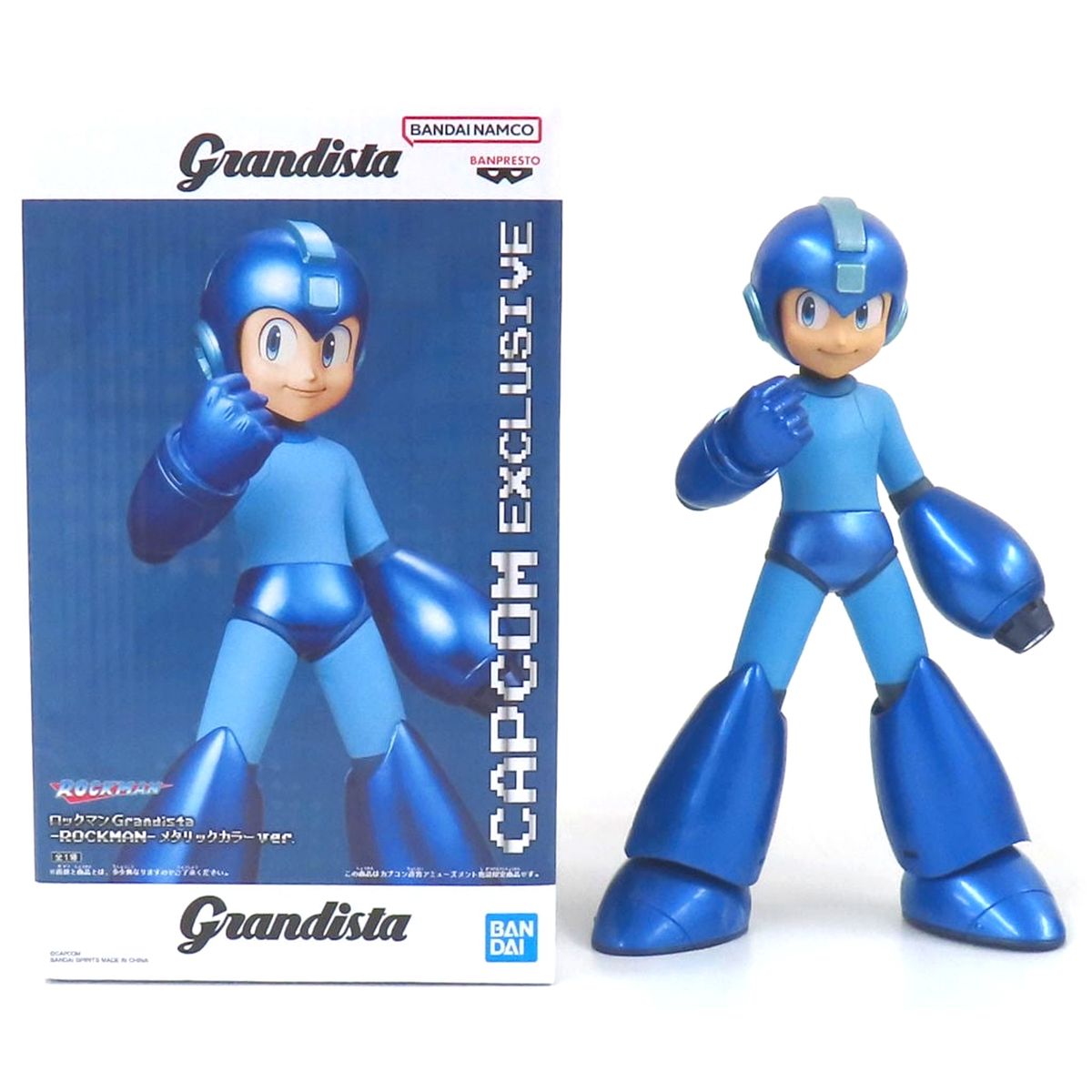 Mega Man Mega Man Metallic Color Ver. Grandista Figure Capcom Limited [USED]