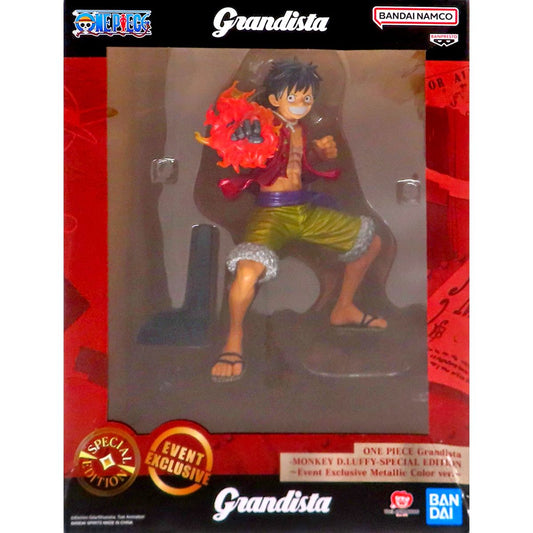 Monkey D. Luffy One Piece Grandista Special Edition Event Exclusive Metallic Color Ver. Figure [USED]