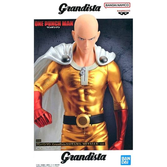 Saitama One Punch Man Grandista Metallic Ver. Figure [USED]