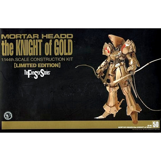 The Five Star Stories the KNIGHT of GOLD MORTAR HEADD Series No. 50 Resin Cast Kit FS-143 1/144 Scale [USED]