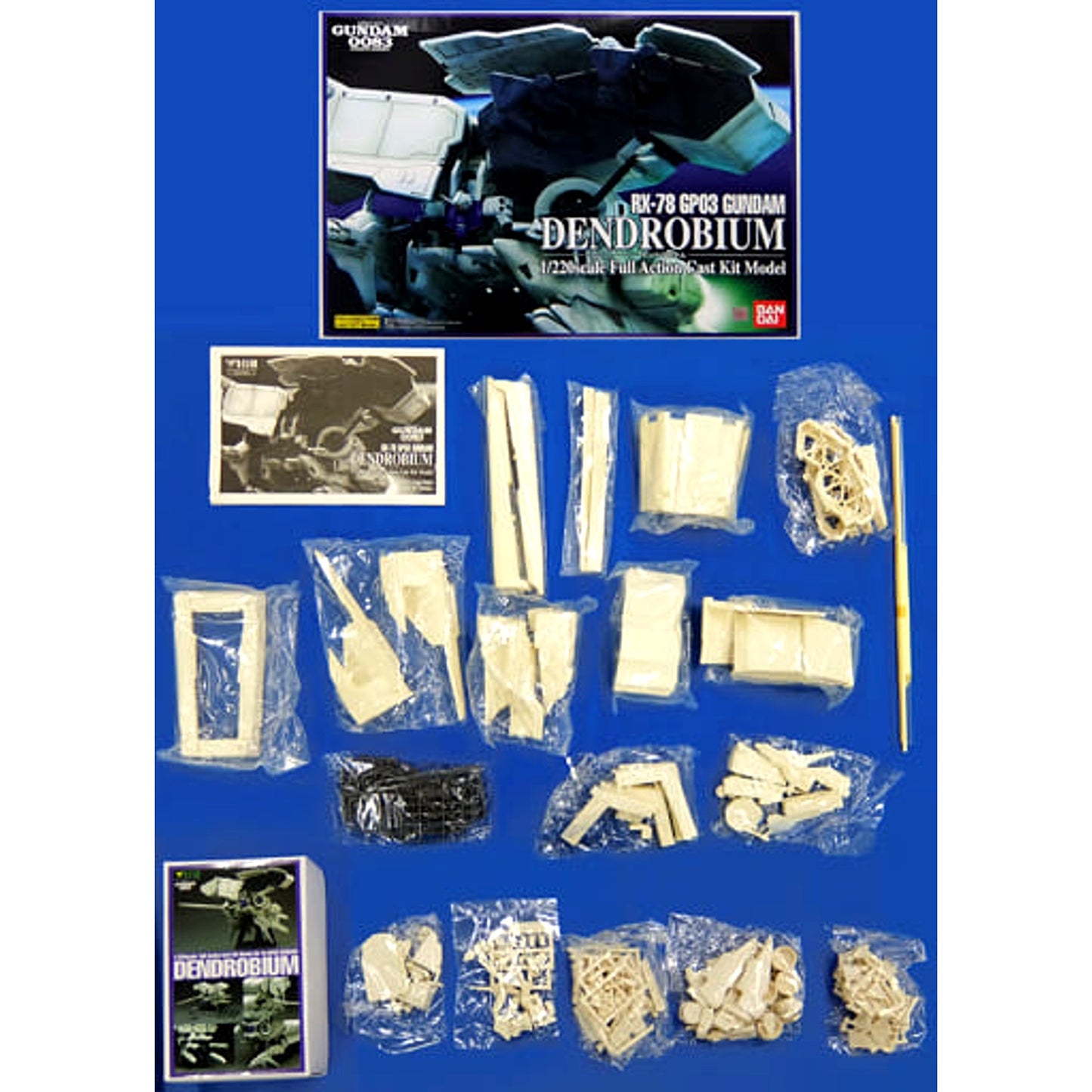 Gundam GP03 Dendrobium RX-78GP03 Mobile Suit Gundam 0083: Stardust Memory Resin Cast Kit 1809 1/220 Scale [USED]