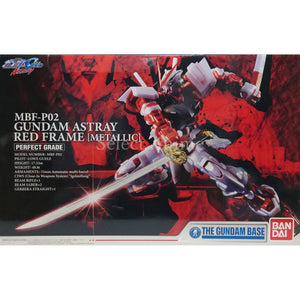 Gandam Astray Red Frame Metallic Mobile Suit Gundam SEED PG MBF-P02 1/60 Gundam Base Limited Plastic Model [USED]