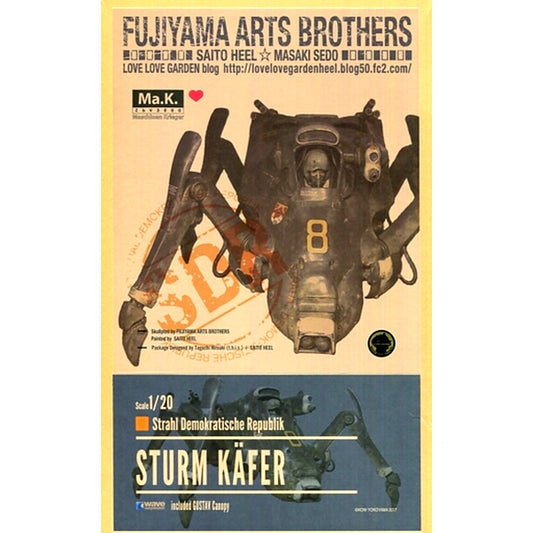 STURM KAFER Strahl Demokratische Republik Maschinen Krieger Ma.K. Zbv3000 Series No.FAB004 1/20 Resin Cast Kit Ma.K.015 [USED]