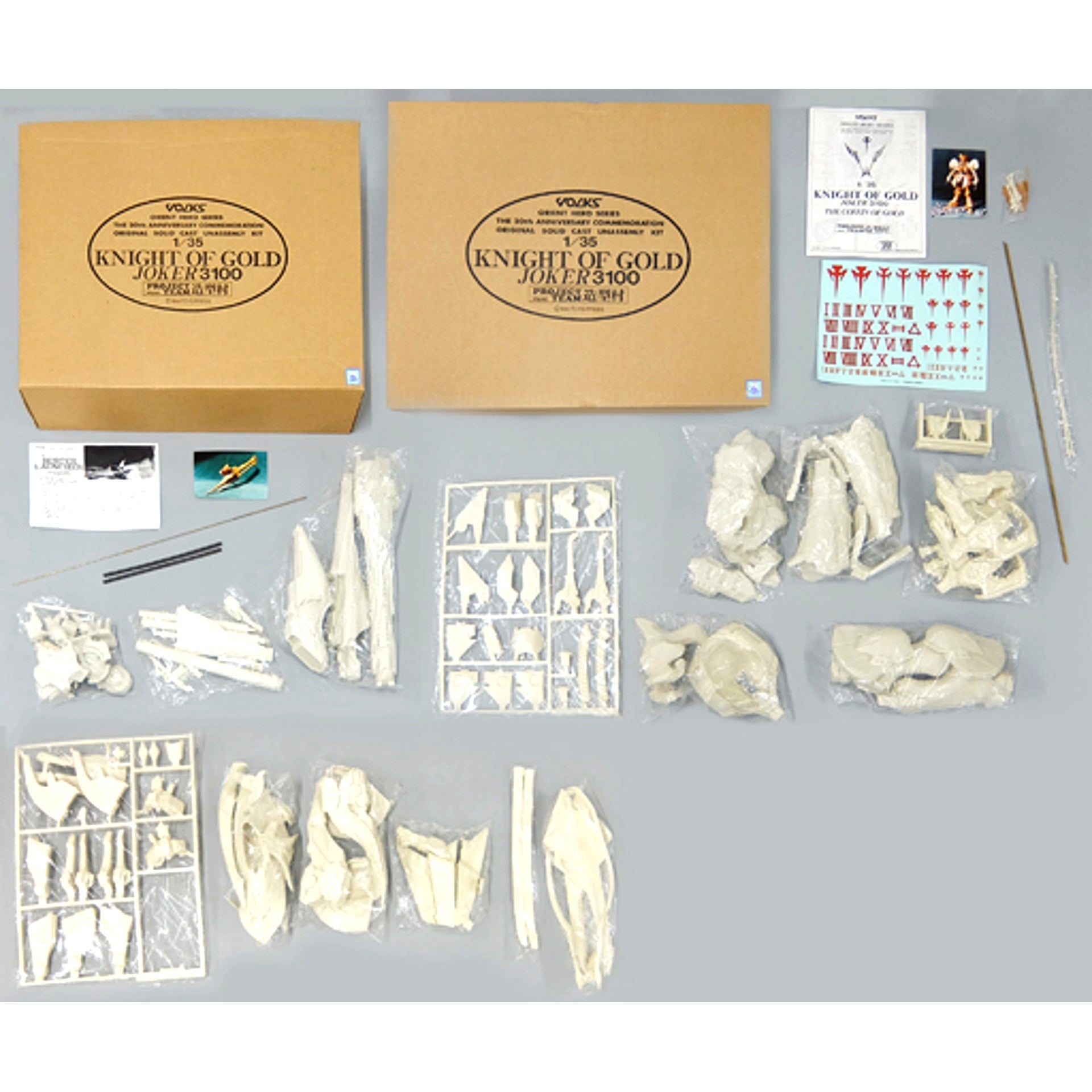 Knight of Gold Joker 3100 1/35 Mortar Headd The Five Star Stories Orient Hero Series Founding Anniversary Special Project Garage Kit [USED]