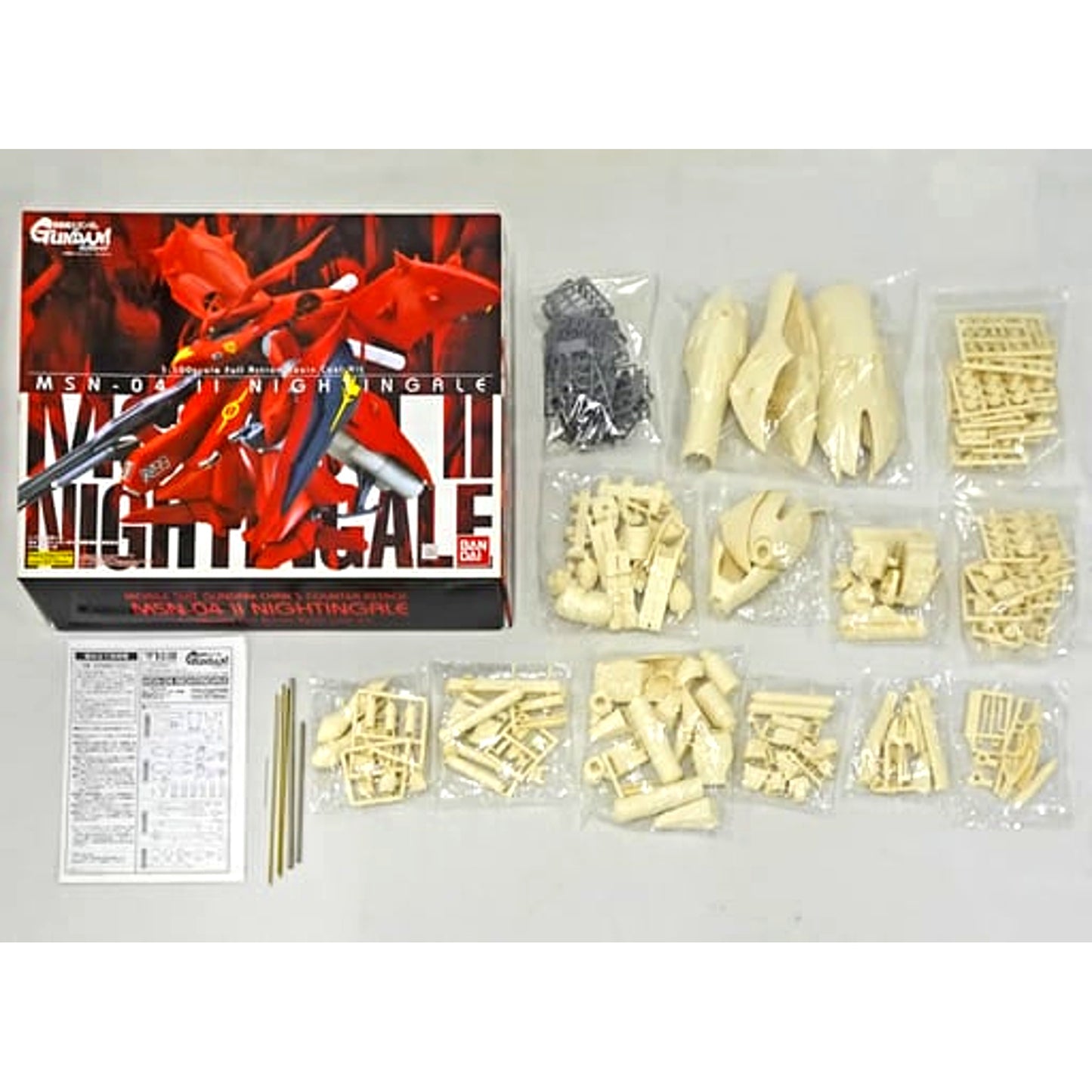 1/100 Neo Zeon Newtype Use Prototype Mobile Suit MSN-04II Nightingale Mobile Suit Gundam Char's Counterattack Beltorchika's Children Resin Cast Kit 2202 [USED]