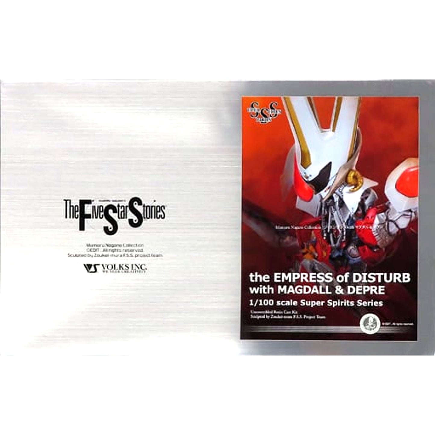 1/100 The Empress with Magdal & Depre The Five Star Stories SUPER SPIRITS SERIES Resin Cast Kit [USED]