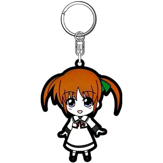 Nanoha Takamachi Casual Wear Ver. Magical Girl Lyrical Nanoha Rubber Strap [USED]