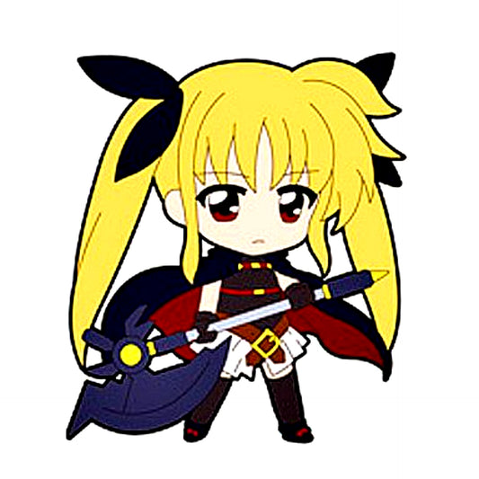 Fate Testarossa Barrier Jacket Nendoroid Plus Trading Rubber Strap Magical Girl Lyrical Nanoha The MOVIE 1st [USED]