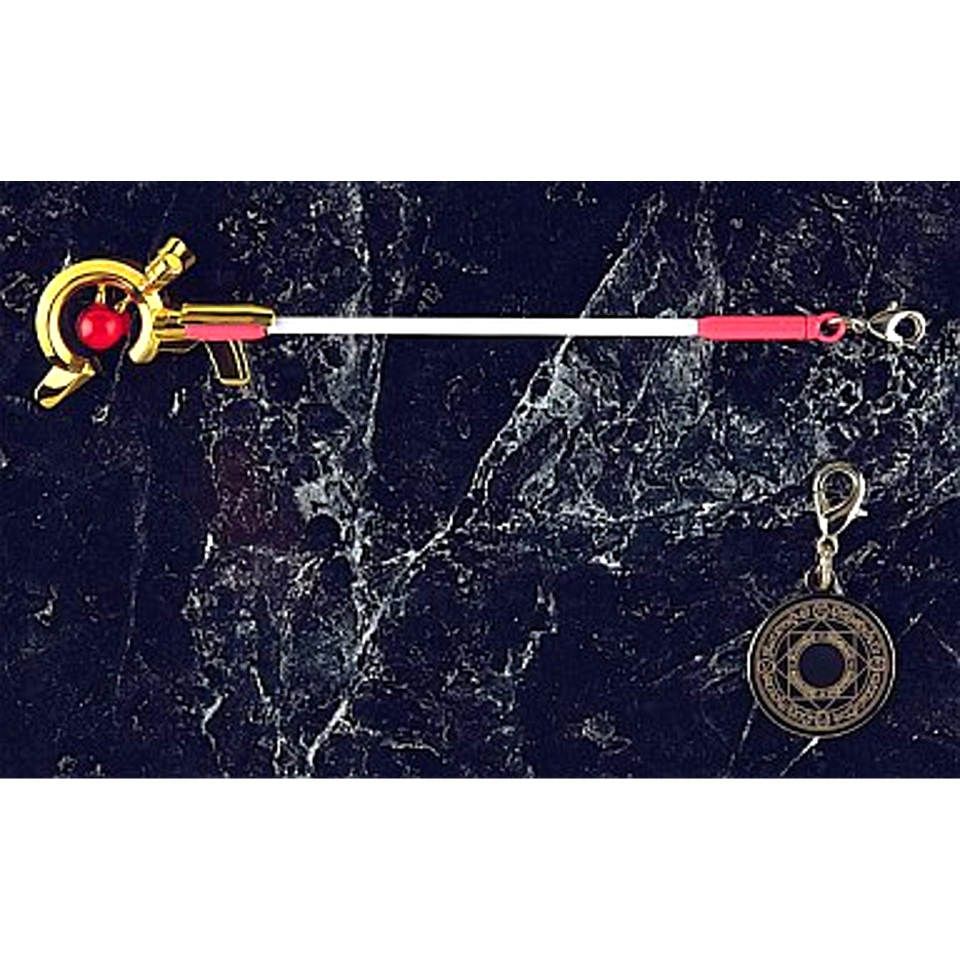 Raising Heart Excelion Accel Mode Magical Girl Lyrical Nanoha StrikerS Device Metal Charm Collection 07 [USED]
