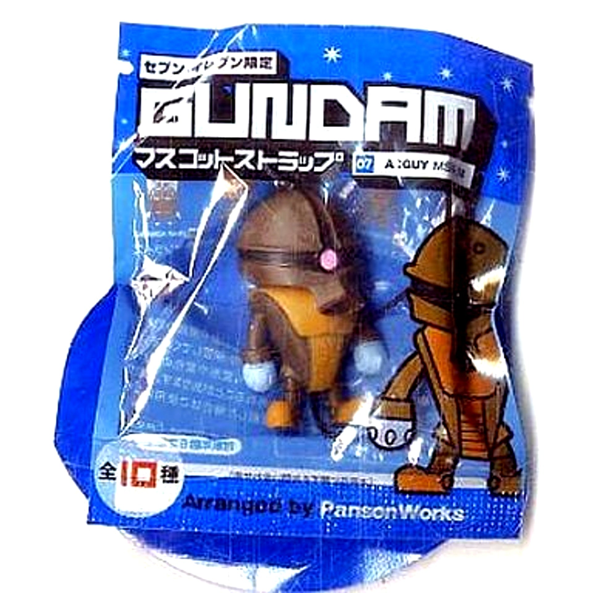 07. Acguy Mobile Suit Gundam x PansonWorks Mascot Strap 7-Eleven Ltd [USED]