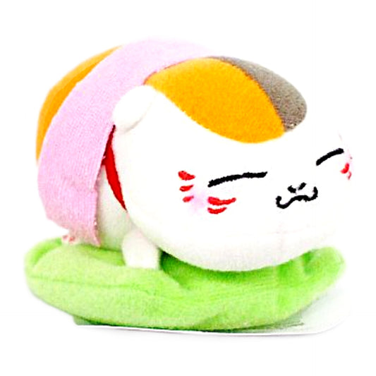 Natsume's Book of Friends Nyanko-sensei After Taking a Bath Cushion Green Ichiban Kuji Zoku Nyanko-sensei no Tsurezurecho Tenohira Mascot Prize F Mascot [USED]