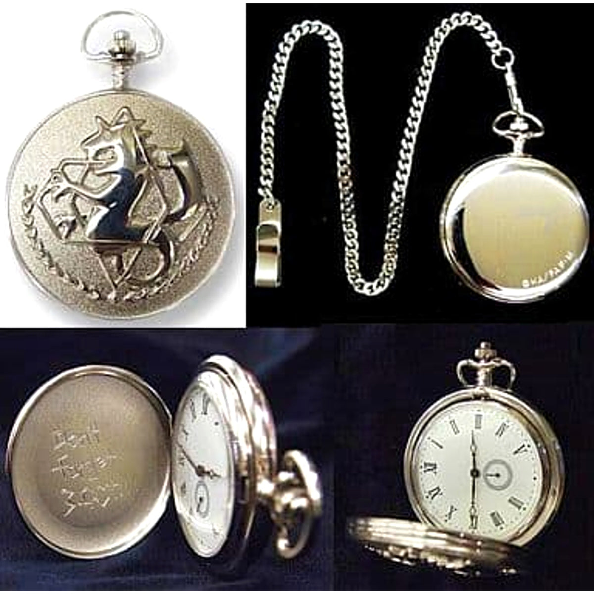 Fullmetal Alchemist Ed's Pocket Watch Quartz Brass [USED]