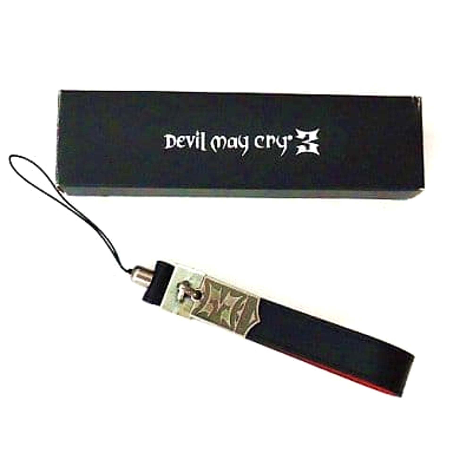 Devil May Cry 3 Dante Ver. Crazy Red Genuine Leather Stylish Strap First-Come-First-Served Purchase Privilege Keychains [USED]