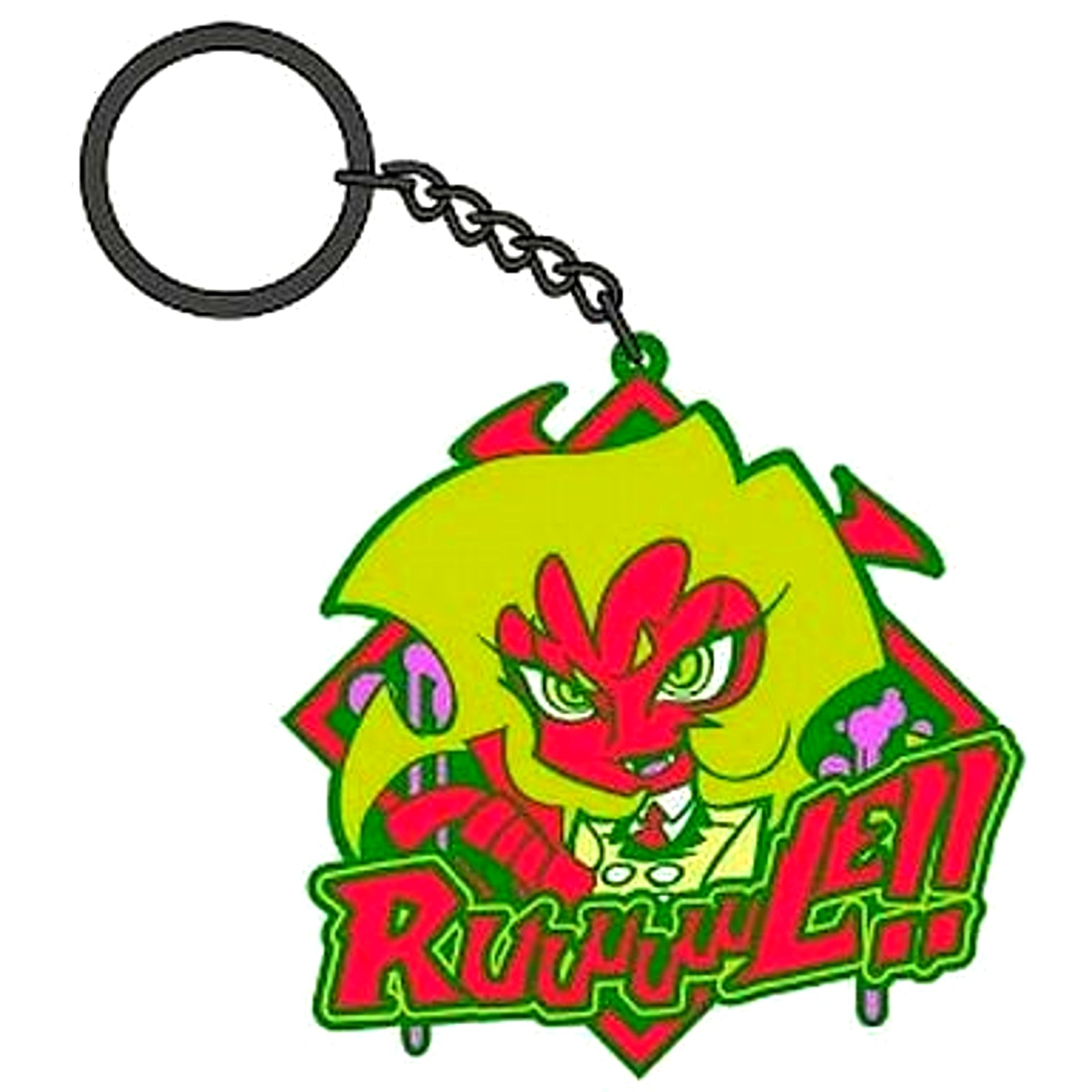 Scanty Panty & Stocking with Garterbelt Rubber Keychain [USED]