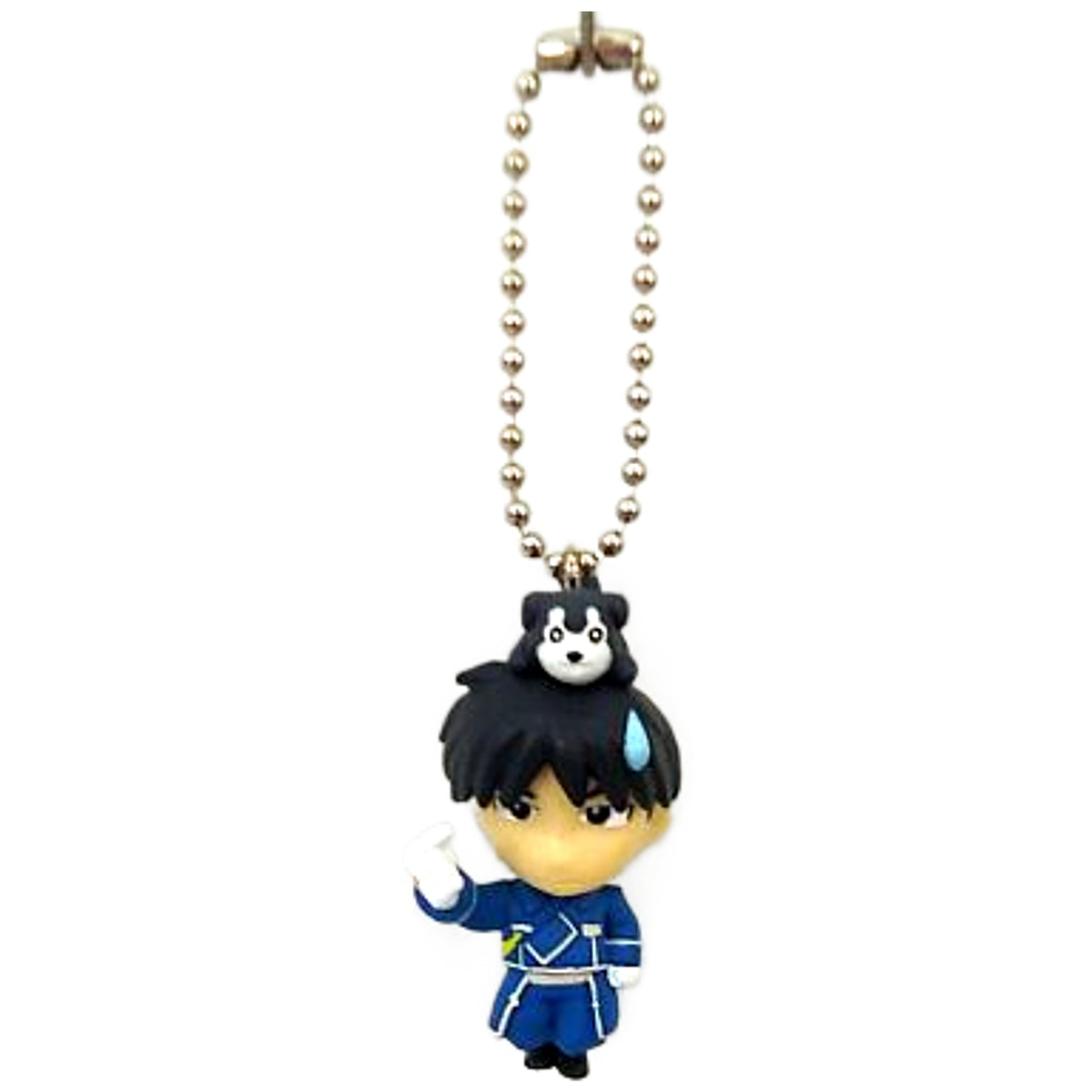 Fullmetal Alchemist Roy Mustang Hagaren Swing 2 Keychains [USED]