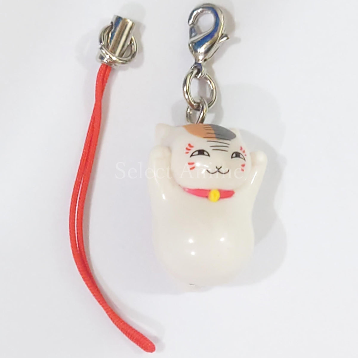Nyanko-sensei Intimidation Natsume's Book of Friends Nyanko-sensei Strap Key Chain [USED]