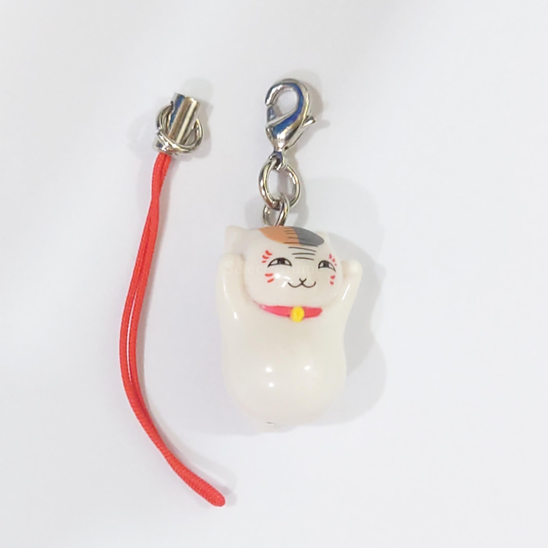 Nyanko-sensei Intimidation Natsume's Book of Friends Nyanko-sensei Strap Key Chain [USED]