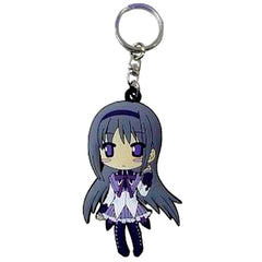Homura Akemi Rubber Keychain Puella Magi Madoka Magica [USED]