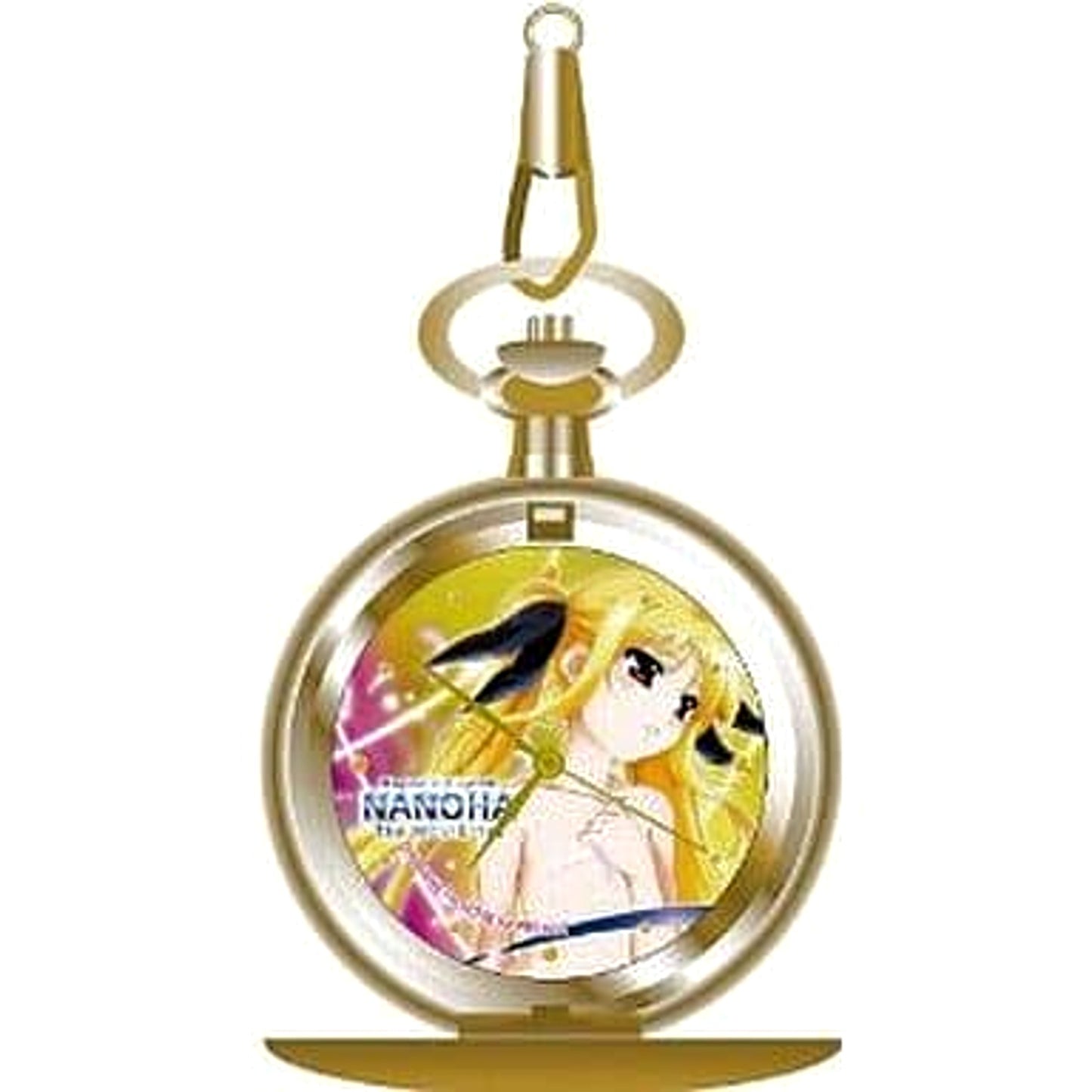 Magical Girl Lyrical Nanoha The Movie 1st Fate Testarossa Pocket Watch [USED]