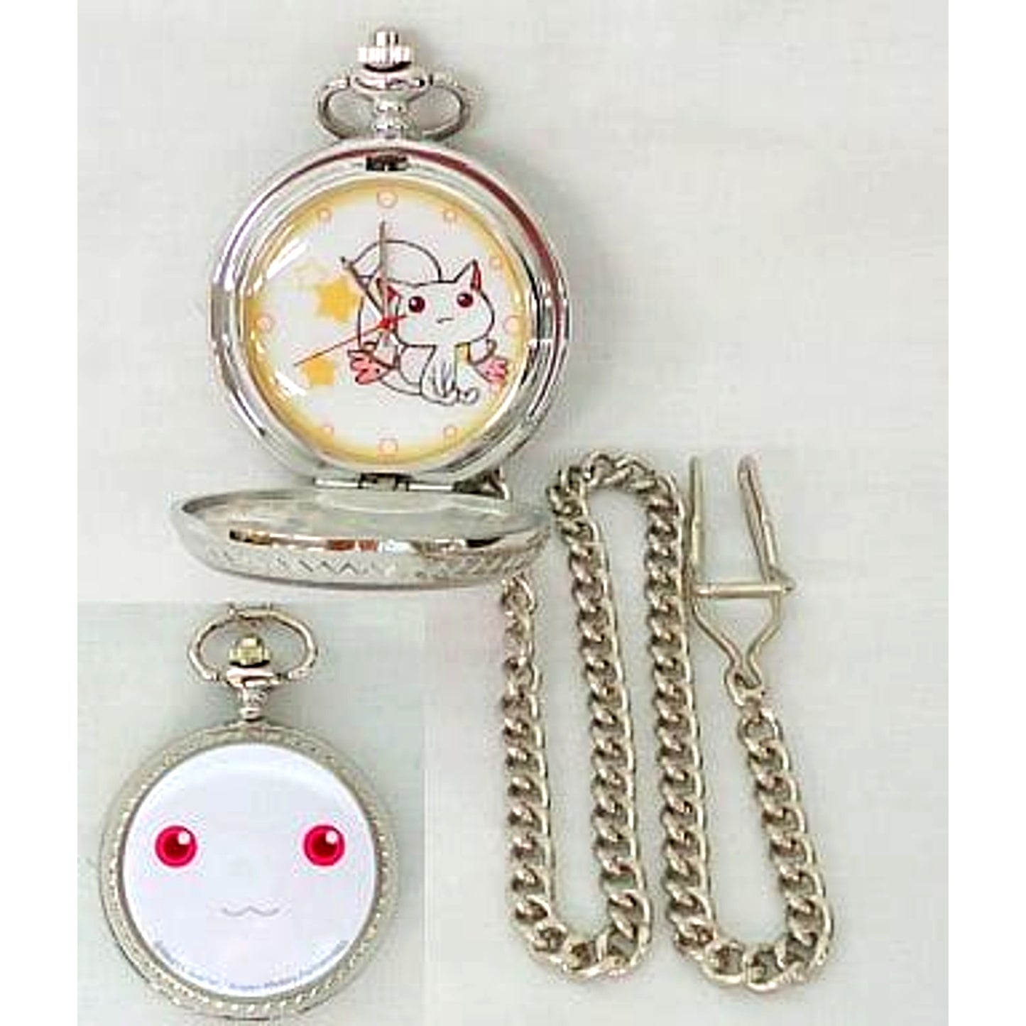 Kyubey Puella Magi Madoka Magica Pocket Watch [USED]