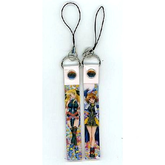 Fate & Hayate Special Strap Magical Girl Lyrical Nanoha Monthly Comp Ace August 2011 Issue Bonus Item [USED]