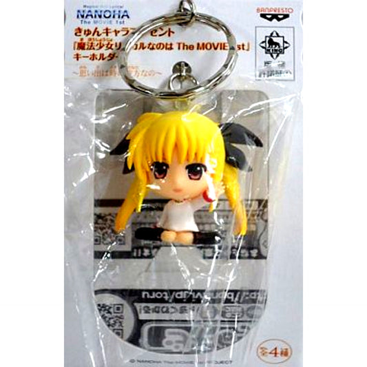 Fate Testarossa Memory Ver. Kyun Chara Accent Keychain Omoide wa Toki no Kanata Nano Magical Girl Lyrical Nanoha The MOVIE 1st [USED]