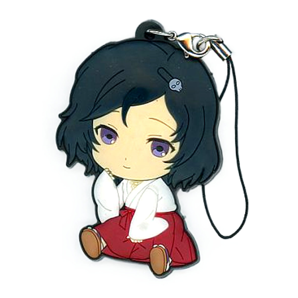 Ruka Urushibara Steins;Gate Petanko Trading Rubber Strap Key Ring [USED]