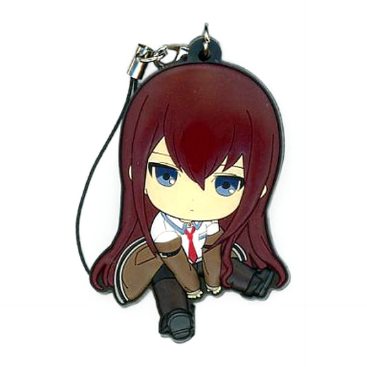 Kurisu Makise Steins;Gate Petanko Trading Rubber Strap Key Ring [USED]