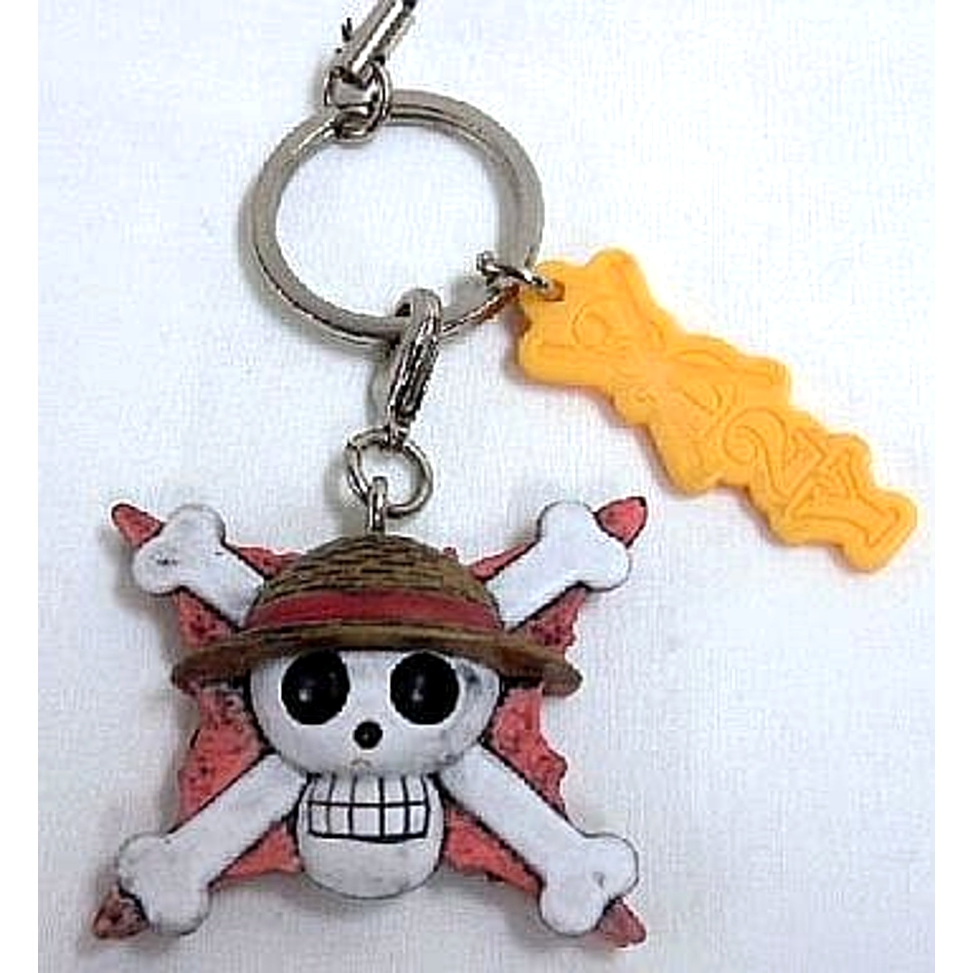One Piece Straw Hat Pirates Emblem Ichiban Kuji Romance Dawn For The New World Part 1 Strap Prize J Keychains [USED]