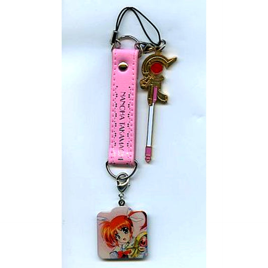 Nanoha Takamachi Mobile Strap Magical Girl Lyrical Nanoha As [USED]